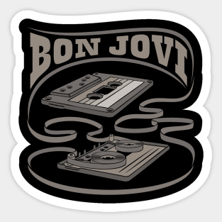 Bon Jovi Exposed Cassette Sticker